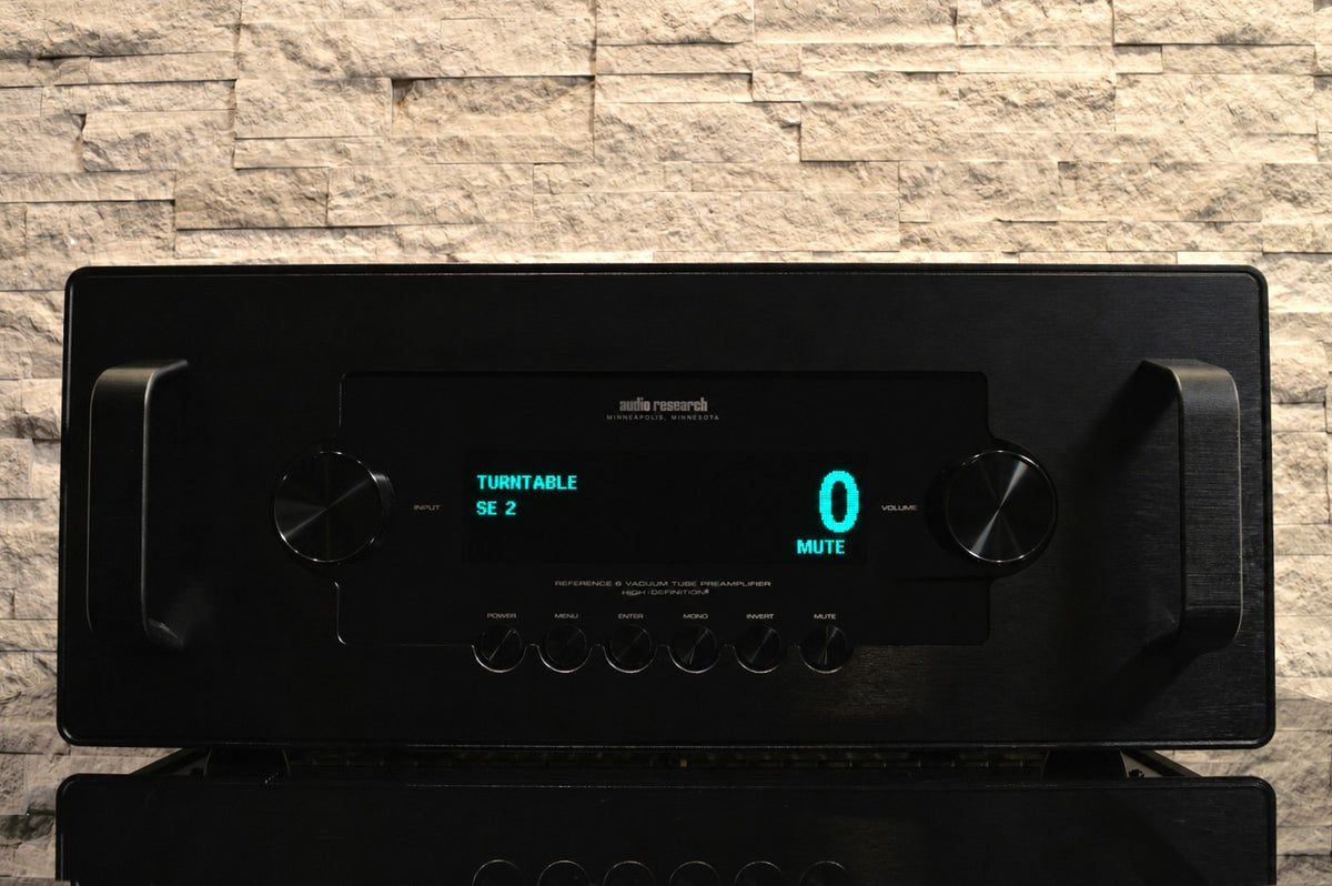 Audio Research - Reference 6SE - Tube Line Preamplifier w/Factory Box and Remote - Black