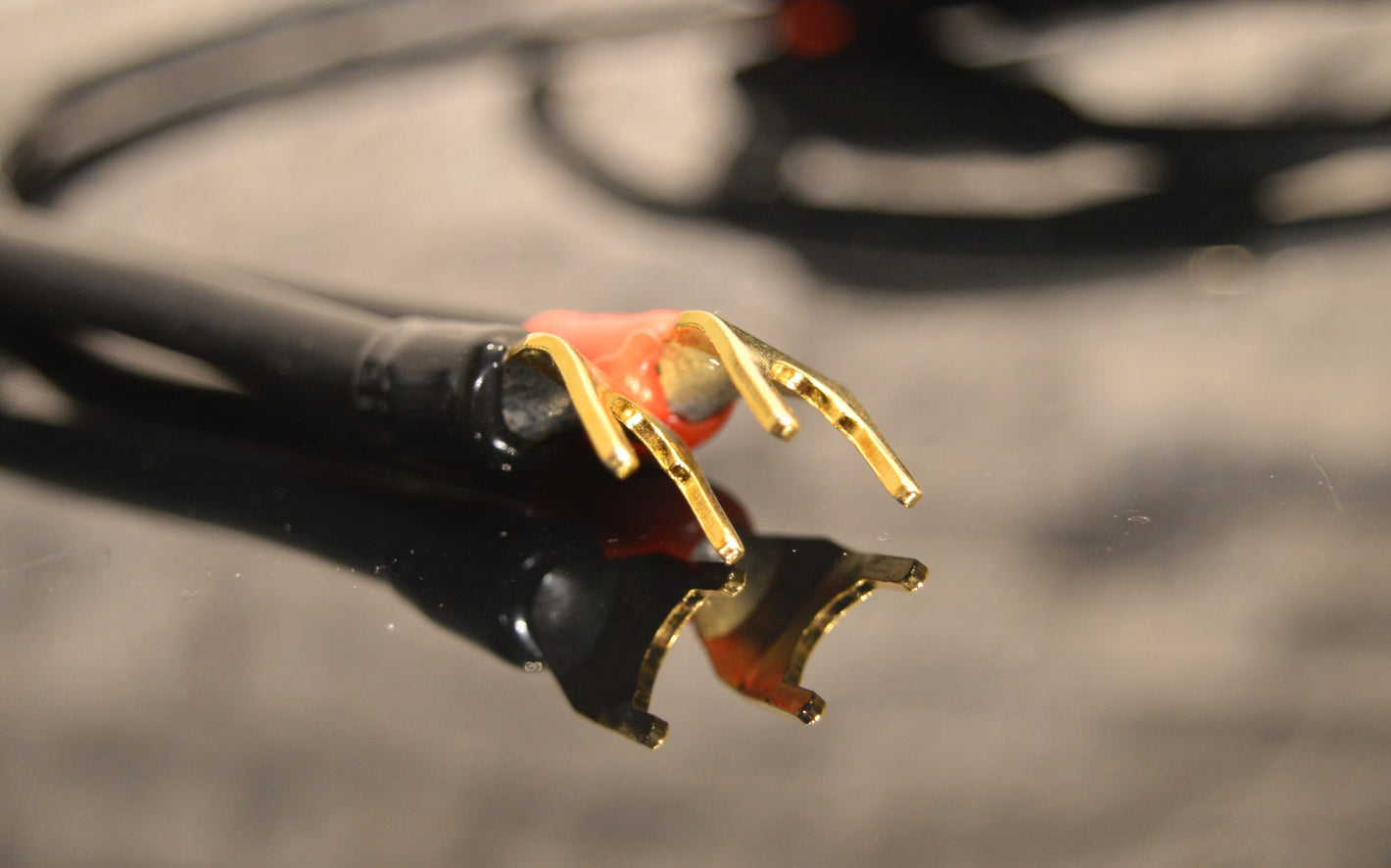 Transparent Audio - Wave Speaker Cables - 8FT - Spade to Spade (Pair)