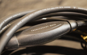 Transparent Audio - Wave Speaker Cables - 8FT - Spade to Spade (Pair)
