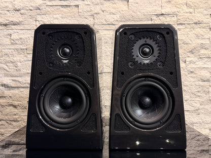 Wilson Audio  - TuneTot - Bookshelf Speakers - Carbon Gloss / Silver Trim - Pair - Certified Authentic Pre-Owned