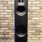 Salon 1 Audio Børresen Z3 floor standing loudspeaker in satin black finish with ribbon tweeter and carbon drivers