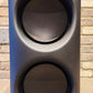 Salon 1 Audio Børresen Z3 floor standing loudspeaker in satin black featuring carbon honeycomb sandwich drivers.