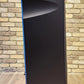 Salon 1 Audio Børresen Z3 floor standing loudspeaker in satin black finish with Ansuz isolation feet against brick wall