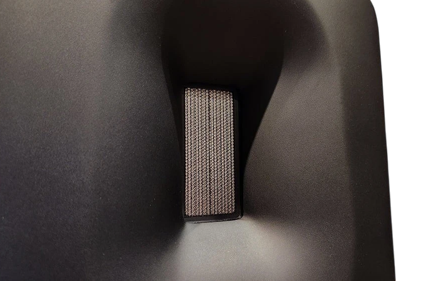 Salon 1 Audio Børresen Z3 loudspeaker planar ribbon tweeter detail in satin black finish