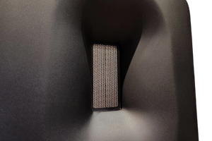 Salon 1 Audio Børresen Z3 loudspeaker planar ribbon tweeter detail in satin black finish