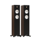 Salon 1 Audio Monitor Audio Bronze 300 7G floorstanding speakers in a dark wood finish with C-CAM drivers.