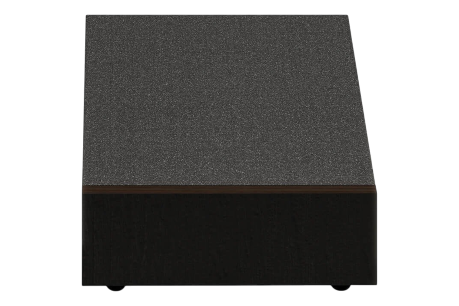 Salon 1 Audio Monitor Audio Bronze AMS 7G Dolby Atmos speaker in black with front grille attached