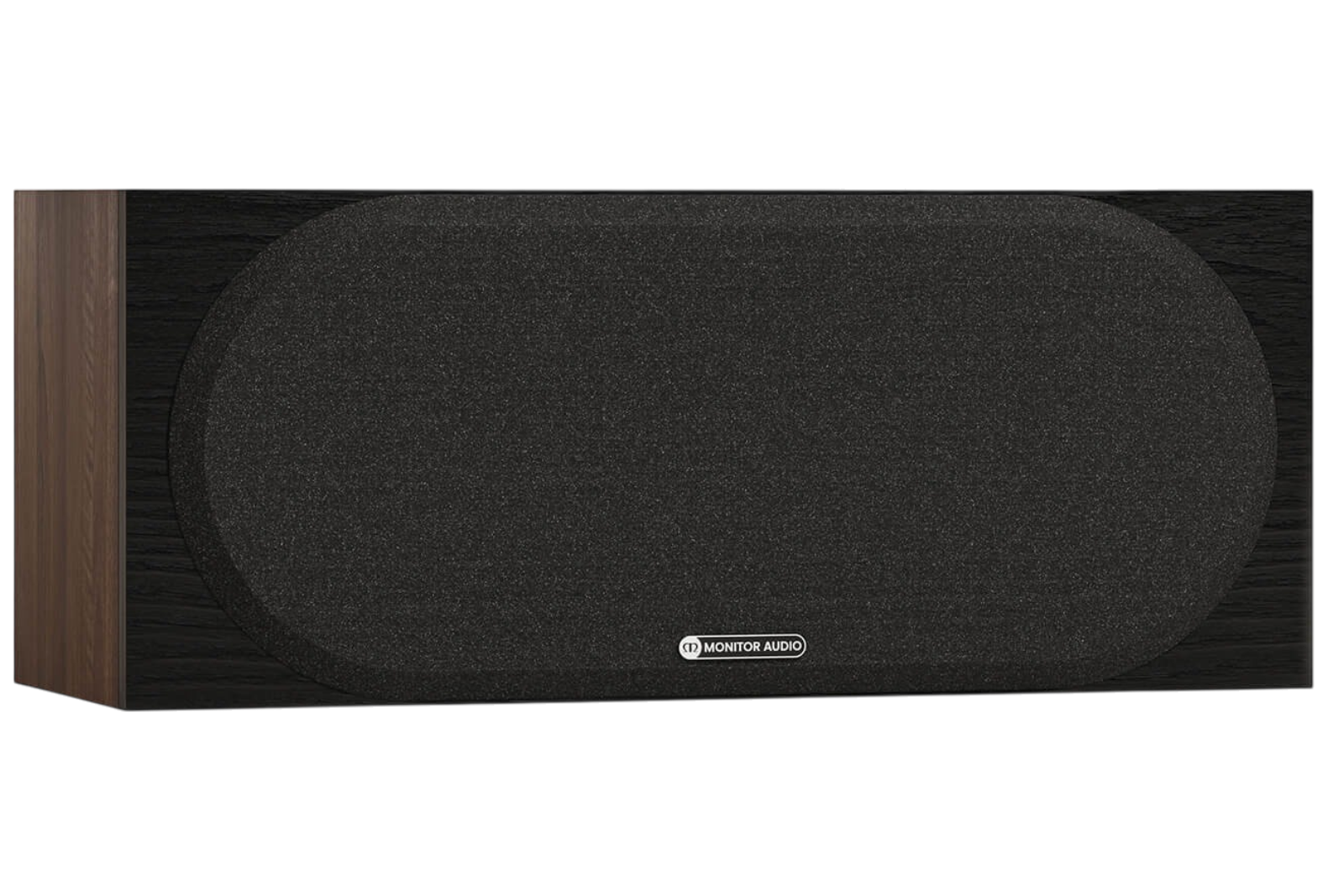 Salon 1 Audio Monitor Audio Bronze Centre 7G black center channel speaker with grille on