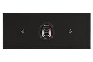 Salon 1 Audio Monitor Audio Bronze Centre 7G speaker rear panel showing terminal connections and product label.