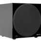 Salon 1 Audio Monitor Audio Anthra W12 powered subwoofer in a sleek black finish with a front-facing speaker grille.