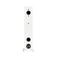 Salon 1 Audio Monitor Audio Bronze 300 7G floorstanding speaker in white, rear view showing bass reflex ports.