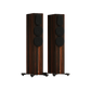 Salon 1 Audio Monitor Audio Gold 300 6G floorstanding speakers in Macassar wood veneer with magnetic grilles attached