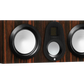 Salon 1 Audio Monitor Audio Gold C250 6G center channel speaker in a dark Macassar wood veneer finish.