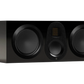 Salon 1 Audio Monitor Audio Gold C250 6G center channel speaker in a sleek high-gloss black finish.