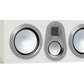 Salon 1 Audio Monitor Audio Gold C250 6G center channel speaker in satin white with silver drivers and MPD III tweeter