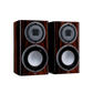 Salon 1 Audio Monitor Audio Platinum 100 3G bookshelf speakers in piano ebony finish with MPD III tweeter and RDT III driver.