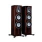 Salon 1 Audio Monitor Audio Platinum 300 3G floorstanding speakers in a polished piano ebony wood finish.