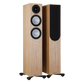 Salon 1 Audio Monitor Audio Silver 200 7G floorstanding speakers in natural wood veneer with C-CAM drivers.