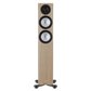 Salon 1 Audio Monitor Audio Silver 200 7G floorstanding speaker in natural wood finish with silver RST II drivers.