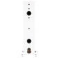 Salon 1 Audio Monitor Audio Silver 500 7G floorstanding speaker rear view in satin white with dual bass reflex ports