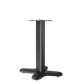 Salon 1 Audio Monitor Audio ST-2 matte black universal speaker stand with aluminum column and adjustable floor spikes.