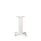 Salon 1 Audio Monitor Audio ST-2 matte white universal speaker stand with aluminum column and adjustable floor spikes
