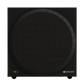 Salon 1 Audio Monitor Audio Vestra W10 compact black powered subwoofer with a 10-inch driver and front grille