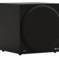 Salon 1 Audio Monitor Audio Vestra W12 powered subwoofer in a sleek black finish with a circular front grille.
