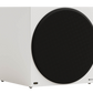 Salon 1 Audio Monitor Audio Vestra W15 powered subwoofer in white with a large black circular front grille.
