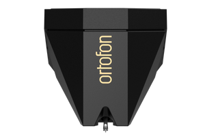 Salon 1 Audio Ortofon 2M Black moving magnet phono cartridge with Nude Shibata stylus in a sleek black finish.