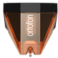 Salon 1 Audio Ortofon 2M Bronze moving magnet phono cartridge with a translucent bronze body and diamond stylus