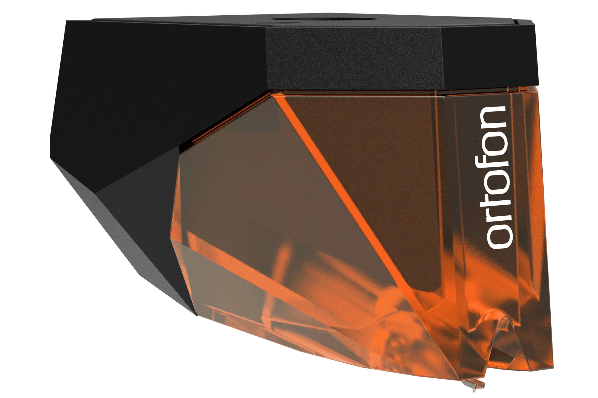 Salon 1 Audio Ortofon 2M Bronze moving magnet phono cartridge with a black body and translucent bronze stylus housing