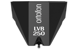 Salon 1 Audio Ortofon 2MR Black LVB 250 moving magnet phono cartridge in black with nude Shibata diamond stylus