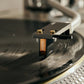 Salon 1 Audio Ortofon MC Cadenza Bronze moving coil phono cartridge tracking a vinyl record on a turntable