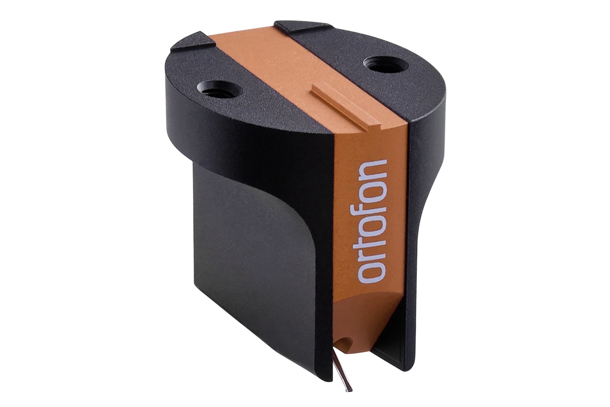 Salon 1 Audio Ortofon MC Cadenza Bronze moving coil phono cartridge in black and bronze finish with stylus visible
