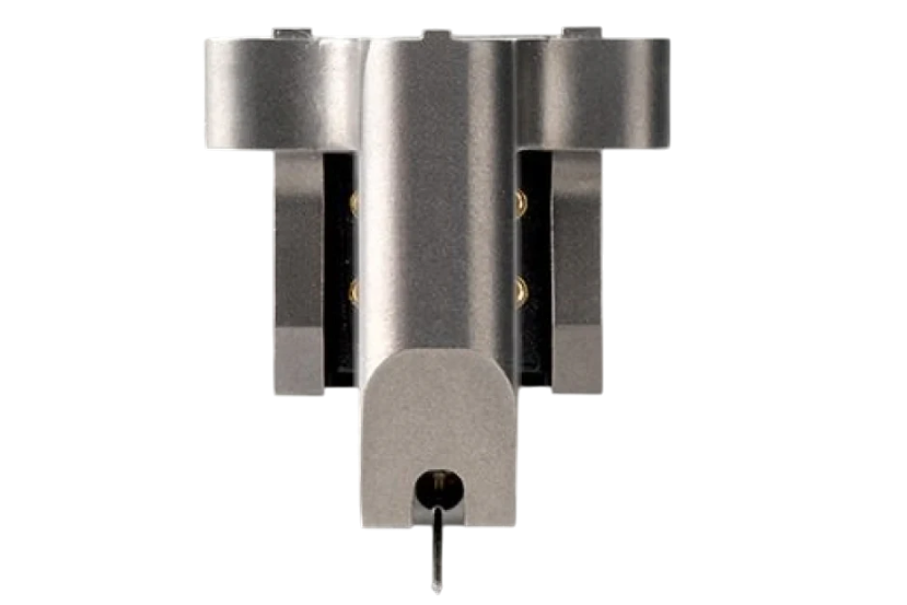 Salon 1 Audio Ortofon MC A Mono moving coil phono cartridge featuring a precision-engineered stainless steel body.