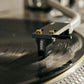 Salon 1 Audio Ortofon MC Cadenza Black moving coil phono cartridge playing a vinyl record on a turntable