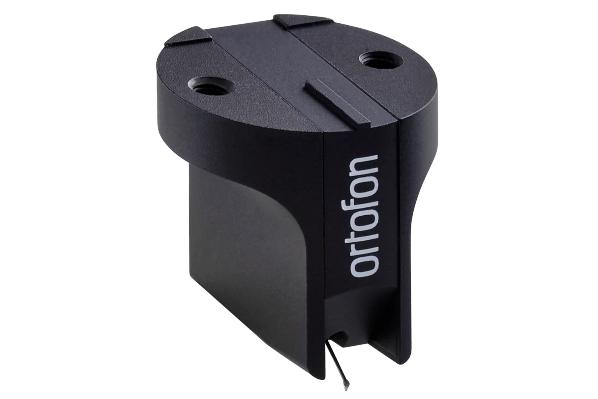 Salon 1 Audio Ortofon MC Cadenza Black moving coil phono cartridge in matte black with a boron cantilever.