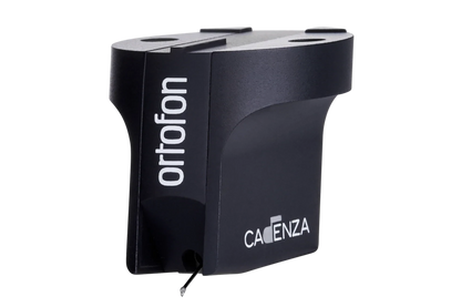 Salon 1 Audio Ortofon MC Cadenza Black moving coil phono cartridge featuring a sleek black finish and stylus