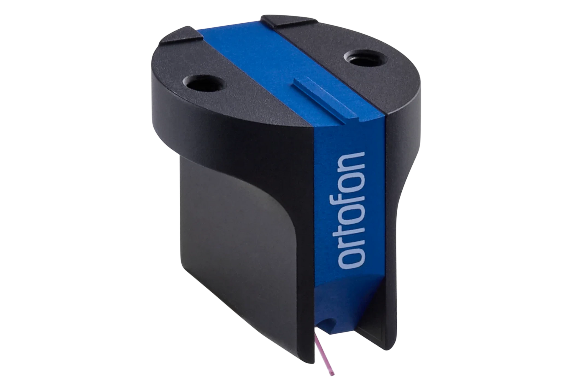 Salon 1 Audio Ortofon MC Cadenza Blue moving coil phono cartridge with a blue and black body and ruby cantilever.