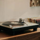 Salon 1 Audio Ortofon MC Cadenza Blue moving coil phono cartridge playing a vinyl record on a turntable