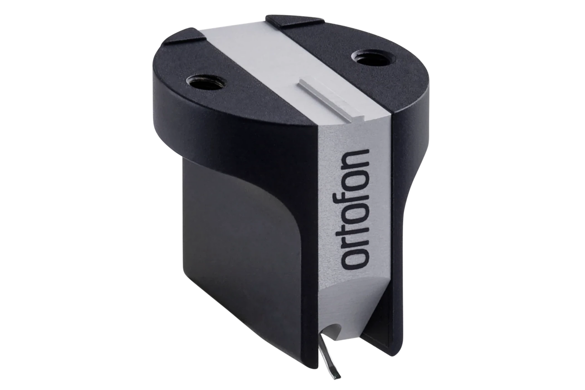 Salon 1 Audio Ortofon MC Cadenza Mono moving coil phono cartridge in black and silver with a precision stylus.