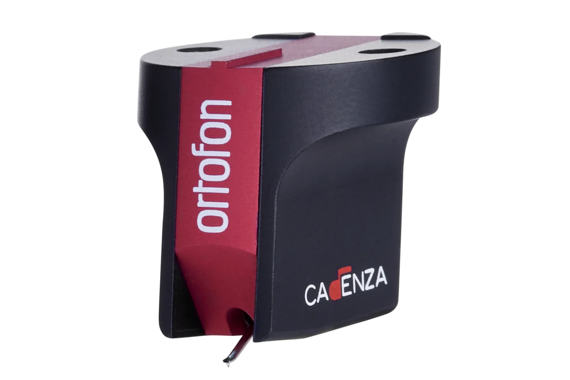 Salon 1 Audio Ortofon MC Cadenza Red moving coil phono cartridge in black and red with a precision stylus