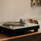 Salon 1 Audio Ortofon MC Quintet Black S moving coil cartridge installed on a turntable playing a vinyl record