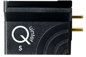 Salon 1 Audio Ortofon MC Quintet Black S moving coil phono cartridge featuring a sleek black finish and side logo.