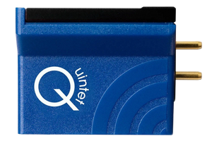 Salon 1 Audio Ortofon MC Quintet Blue moving coil phono cartridge in a vibrant blue thermoplastic body