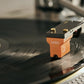 Salon 1 Audio Ortofon MC Quintet Bronze moving coil cartridge playing a vinyl record on a turntable
