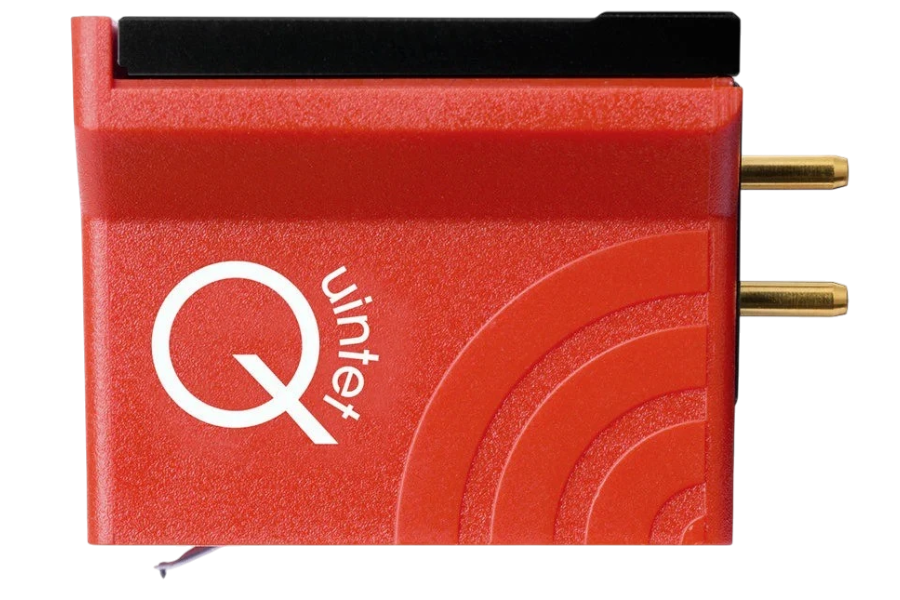 Salon 1 Audio Ortofon MC Quintet Red moving coil phono cartridge in bright red with white logo and gold pins