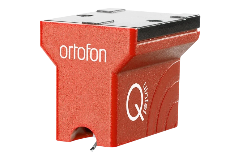 Salon 1 Audio Ortofon MC Quintet Red moving coil phono cartridge with a red thermoplastic body and elliptical stylus