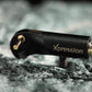 Salon 1 Audio Ortofon MC Xpression moving coil phono cartridge in black, resting on a textured stone surface.